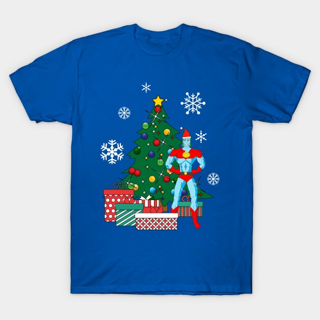 Captain Planet Around The Christmas Tree T-Shirt by Nova5